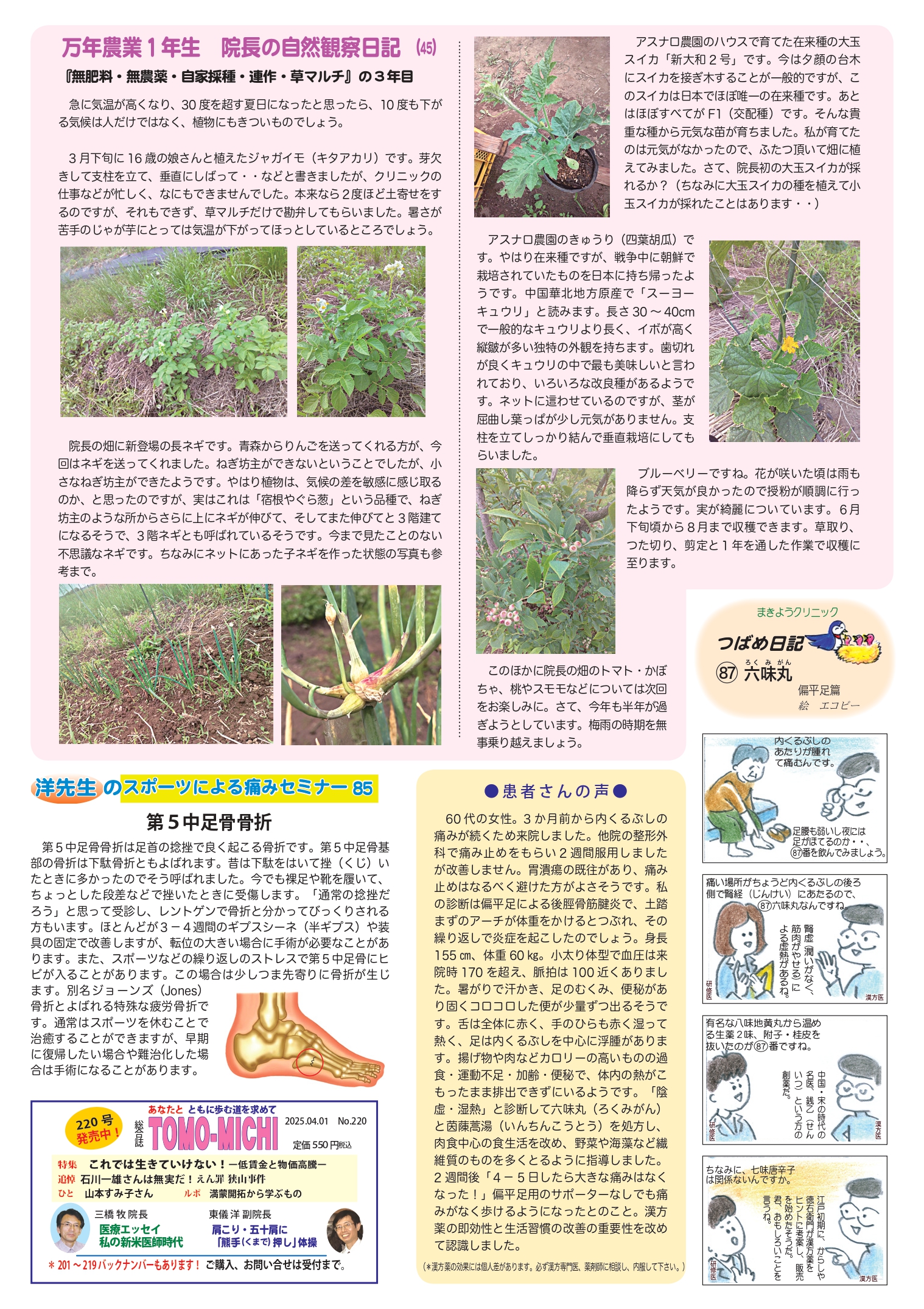 クリニックニュース6月号2面
