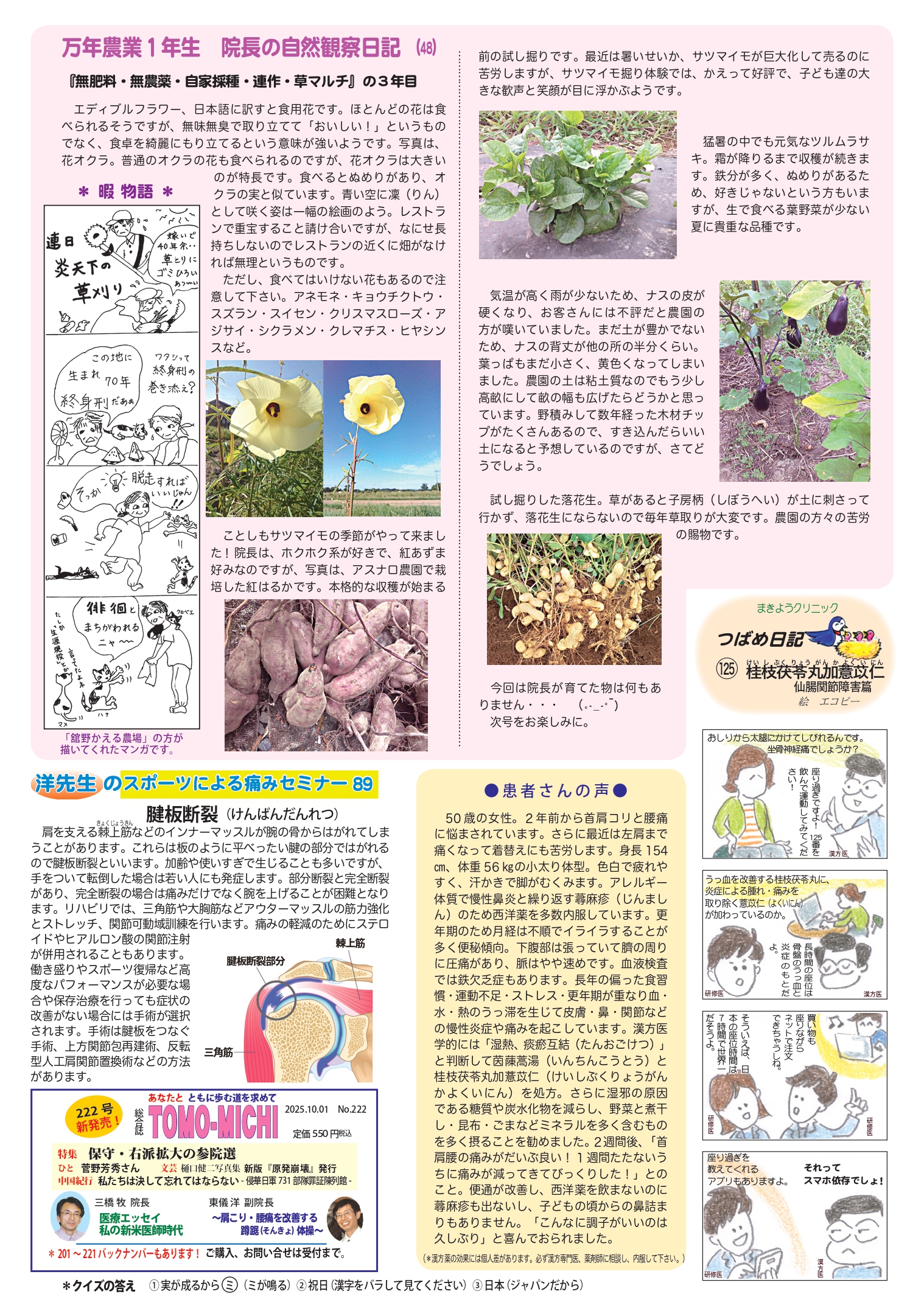 クリニックニュース10月号2面